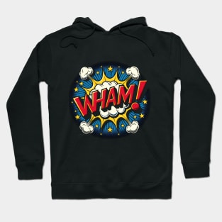 Blast of Nostalgia: 'WHAM!' in Comic Glory Hoodie